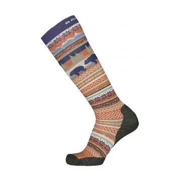 Sosete lungi cu model - pentru schi