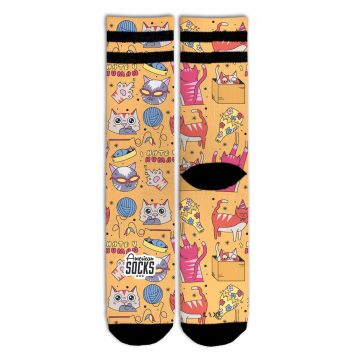 Sosete lungime medie Coolmax Pisici I Hate Humans