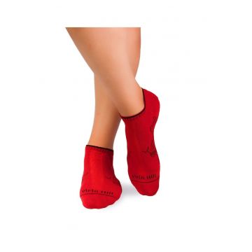 Sosete scurte bumbac organic Motorcycles Red