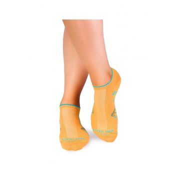 Sosete scurte bumbac organic Waves Yellow