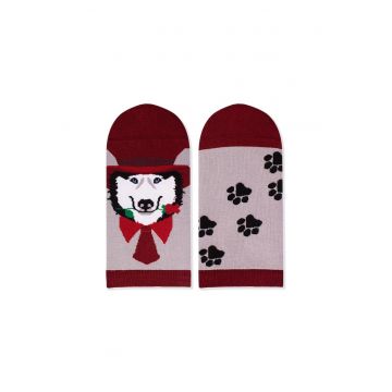 Sosete scurte bumbac Romantic Dog - 43-46 EU - Multicolor