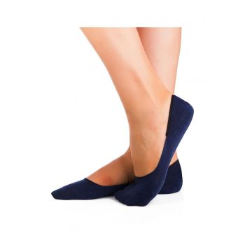 Sosete tip talpici SUPER INVISIBLE ORGANIC SOCKS DARK BLUE
