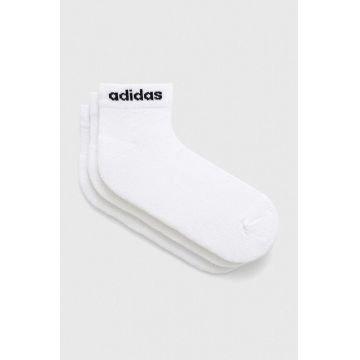 adidas șosete 3-pack Essentials culoarea alb HT3457