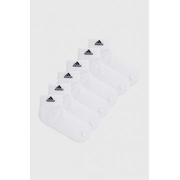 adidas Performance șosete 6-pack C SPW ANK 6P culoarea alb HT3442