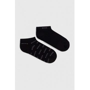 BOSS sosete 2-pack barbati, culoarea negru, 50511423