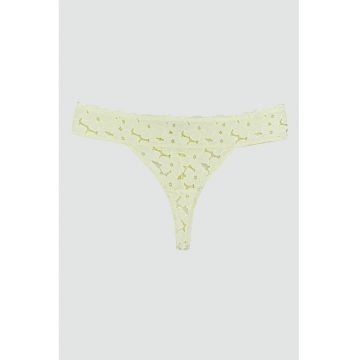 Chiloti tanga din dantela