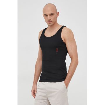 HUGO tricou bărbați, culoarea negru 50469778