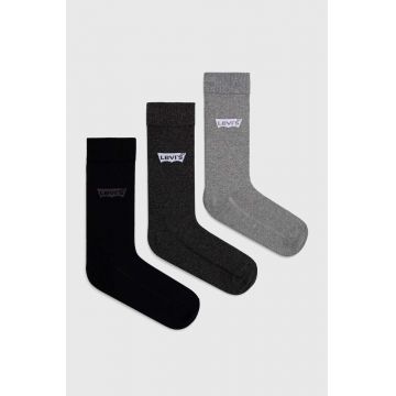 Levi's sosete 3-pack culoarea gri
