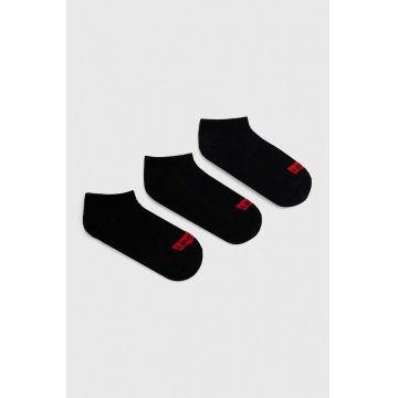 Levi's sosete 3-pack culoarea negru
