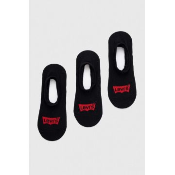 Levi's sosete 3-pack culoarea negru
