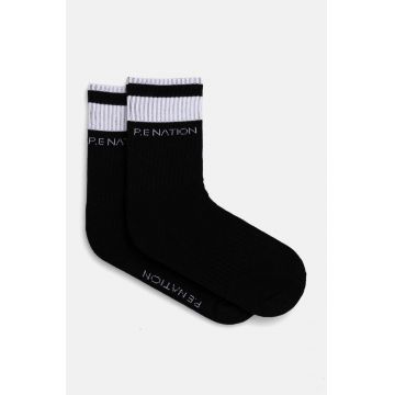 P.E Nation șosete Homage culoarea negru, 243A416