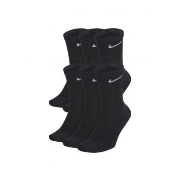 Set 6 perechi sosete  Everyday Cushioned Training Crew - negru