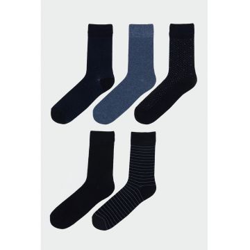 Set de sosete lungi cu model - 5 perechi