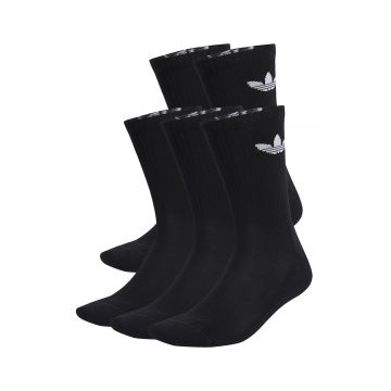 Set de sosete lungi unisex cu detaliu logo - 6 perechi