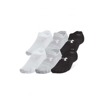 Set de sosete pana la glezna cu detaliu logo Essential - 6 perechi