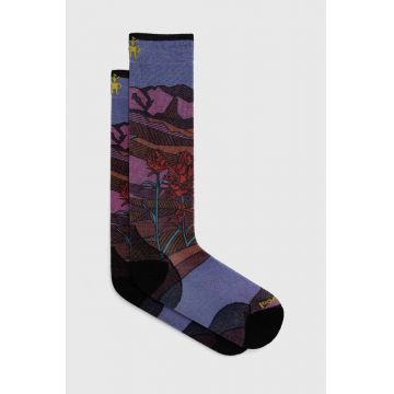 Smartwool ciorapi de schi Ski Zero Cushion Floral Field Print OTC