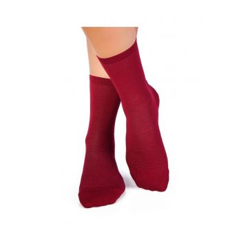 Sosete bambus BASIC - Bordeaux