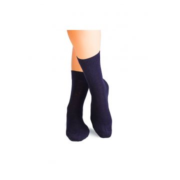 Sosete Fine din Lana Albastru inchis