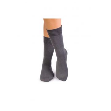 Sosete pentru diabetici cu compresie scazuta Gri deschis