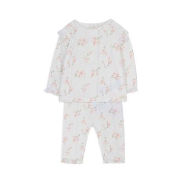 Tartine et Chocolat set de pijama de bumbac pentru copii culoarea bej, modelator