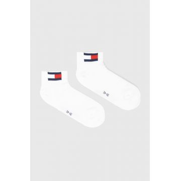 Tommy Hilfiger sosete 2-pack culoarea alb, 701228223