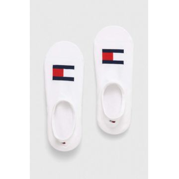 Tommy Hilfiger sosete 2-pack culoarea alb, 701228224