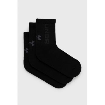 Under Armour sosete 3-pack culoarea negru, 1373084