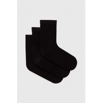 United Colors of Benetton sosete 3-pack culoarea negru