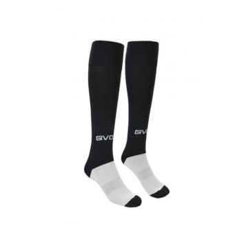 Jambiere fotbal pentru  Polipropilena/Bumbac/Poliamida - Negru/Alb