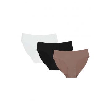 Set 3 perechi de chiloti  Bumbac - Multicolor