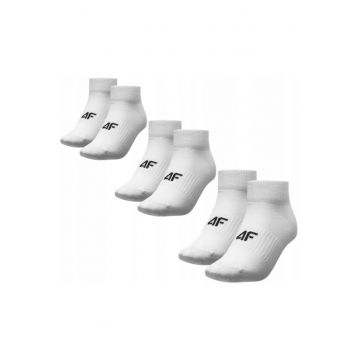 Set 3 perechi sosete dama -  Bumbac - Alb - 39 - 42