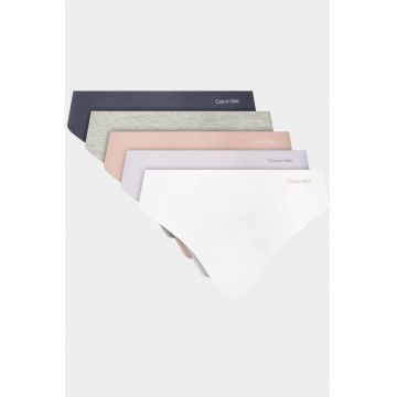 Set 5 perechi de chiloti tanga  000QD5224E Multicolor