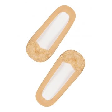 Sosete foarte scurte cu detaliu din dantela - 1 pereche