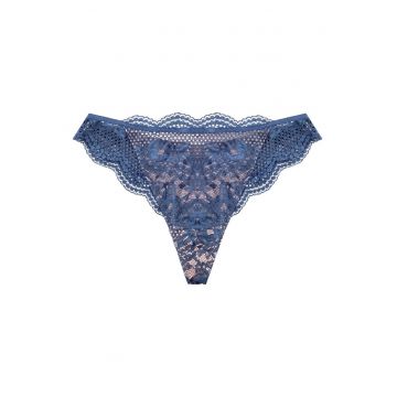 Chiloti tanga Identity  Albastru turcoaz