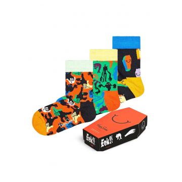 Set 3 perechi sosete fete -  Bumbac - Multicolor