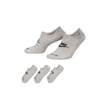 Set 3 perechi sosete sport -  Everyday Plus Cushioned - Unisex - Bumbac/Polie`ster - Gri