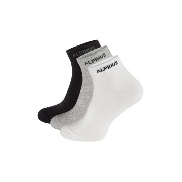 Set 3x sosete barbati -  Negru/Gri/Alb