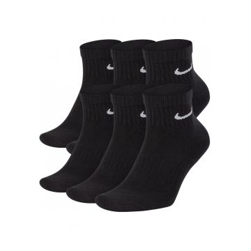 Set 6 perechi sosete  Everyday Cushioned Crew - negru