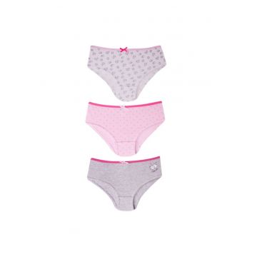 Set De 3 Chilotei  - Bumbac - Fete - Multicolor