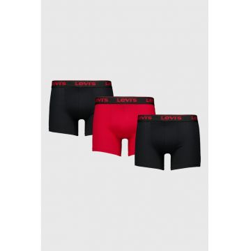 Set de boxeri cu banda logo contrastanta - 3 perechi