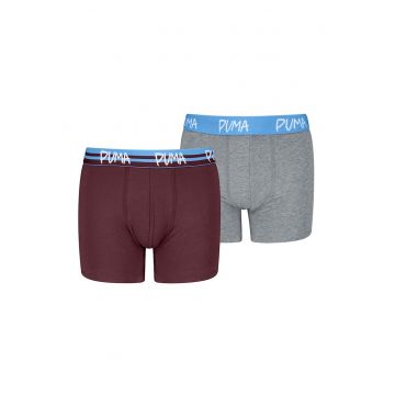 Set de boxeri cu banda logo in talie - 2 perechi