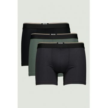 Set de boxeri cu banda logo in talie - 3 perechi