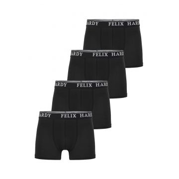 Set de boxeri cu banda logo in talie - 4 perechi