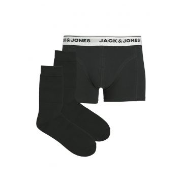 Set de boxeri cu banda logo si sosete lungi