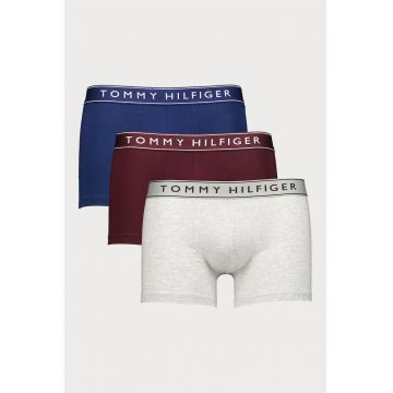 Set de boxeri din amestec de bumbac cu logo - 3 perechi