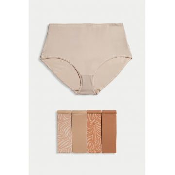 Set de chiloti cu animal print - 5 perechi