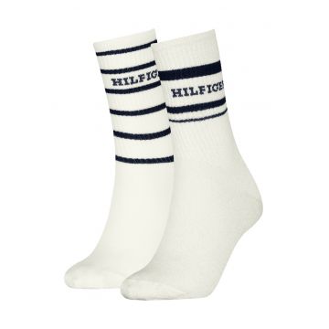 Set de sosete cu logo si imprimeu - 2 perechi