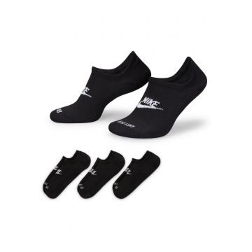 Set de sosete foarte scurte unisex cu tehnologie Dri-Fit Everyday Plus Cushioned - 3 perechi