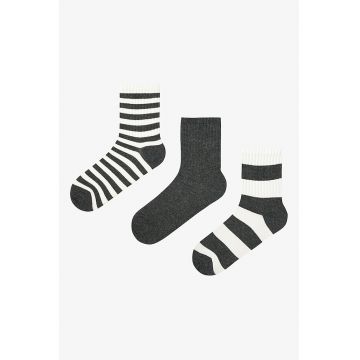 Set de sosete lungi cu dungi - 3 perechi