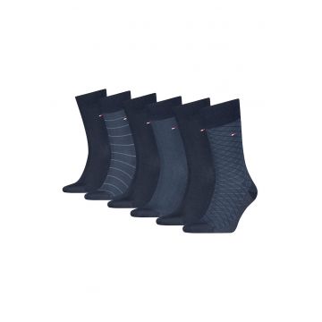 Set de sosete lungi cu model uni - 6 perechi